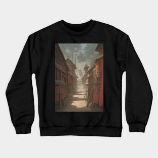 Empty Alley in Baldur's Gate - DND Scene Crewneck Sweatshirt